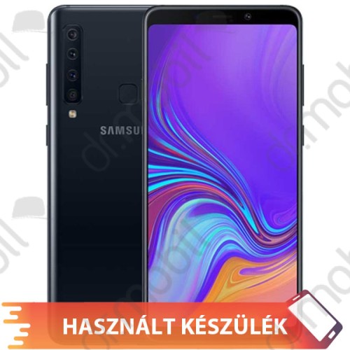 Használt mobiltelefon Samsung Galaxy A9 (2018) SM-A920 6/128GB fekete DUAL SIM kártyafüggetlen 0001563